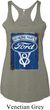 Ladies Ford Tanktop V8 Genuine Ford Parts Tri Blend Racerback Tank Top