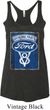 Ladies Ford Tanktop V8 Genuine Ford Parts Tri Blend Racerback Tank Top