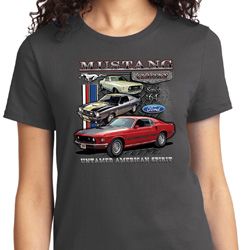 Ladies Ford Tee Classic Mustangs Untamed T-shirt Ladies Ford Tee Classic Mustangs Untamed T-shirt