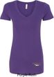 Ladies Ford Tee Mustang Bottom Print V-Neck