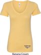 Ladies Ford Tee Mustang Bottom Print V-Neck