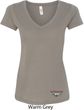 Ladies Ford Tee Mustang Bottom Print V-Neck