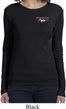 Ladies Ford Tee Mustang Pocket Print Long Sleeve