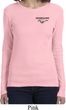 Ladies Ford Tee Mustang Pocket Print Long Sleeve