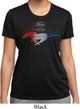 Ladies Ford Tee Mustang Red White and Blue Dry Wicking T-shirt
