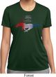 Ladies Ford Tee Mustang Red White and Blue Dry Wicking T-shirt
