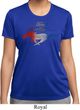 Ladies Ford Tee Mustang Red White and Blue Dry Wicking T-shirt