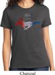 Ladies Ford Tee Mustang Red White and Blue T-shirt