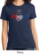 Ladies Ford Tee Mustang Red White and Blue T-shirt