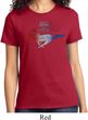 Ladies Ford Tee Mustang Red White and Blue T-shirt