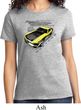 Ladies Ford Vintage Yellow Mustang Boss Shirt