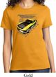 Ladies Ford Vintage Yellow Mustang Boss Shirt