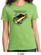 Ladies Ford Vintage Yellow Mustang Boss Shirt