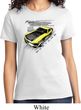 Ladies Ford Vintage Yellow Mustang Boss Shirt