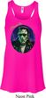Ladies Frankenstein Frankie Boy Flowy Racerback Tank Top