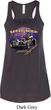 Ladies Frankenstein Frankie's Speed Shop Flowy V-neck Tank Top