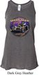 Ladies Frankenstein Frankie's Speed Shop Flowy V-neck Tank Top