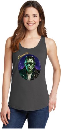 Ladies Frankenstein Tank Top Frankie Boy Tanktop