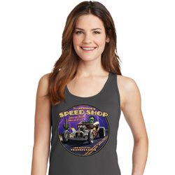 Ladies Frankenstein Tank Top Frankie's Speed Shop Tanktop