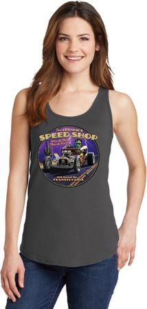 Ladies Frankenstein Tank Top Frankie's Speed Shop Tanktop