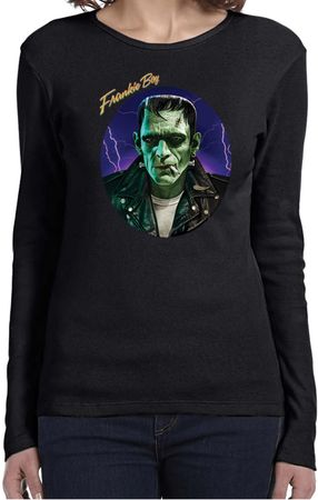 Ladies Frankenstein Tee Frankie Boy Long Sleeve