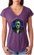 Ladies Frankenstein Tee Frankie Boy Tri Blend V-neck
