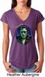 Ladies Frankenstein Tee Frankie Boy Tri Blend V-neck