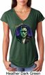 Ladies Frankenstein Tee Frankie Boy Tri Blend V-neck