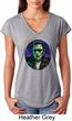 Ladies Frankenstein Tee Frankie Boy Tri Blend V-neck