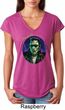 Ladies Frankenstein Tee Frankie Boy Tri Blend V-neck