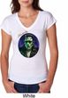 Ladies Frankenstein Tee Frankie Boy Tri Blend V-neck