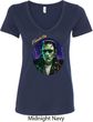Ladies Frankenstein Tee Frankie Boy V-neck Shirt