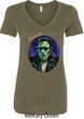 Ladies Frankenstein Tee Frankie Boy V-neck Shirt