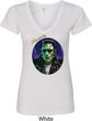 Ladies Frankenstein Tee Frankie Boy V-neck Shirt