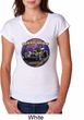 Ladies Frankenstein Tee Frankie's Speed Shop Tri Blend V-neck