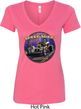 Ladies Frankenstein Tee Frankie's Speed Shop V-neck Shirt