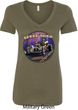Ladies Frankenstein Tee Frankie's Speed Shop V-neck Shirt