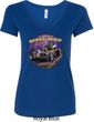 Ladies Frankenstein Tee Frankie's Speed Shop V-neck Shirt