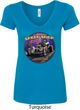Ladies Frankenstein Tee Frankie's Speed Shop V-neck Shirt