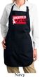 Ladies Funny Apron Dropped On My Head Full Length Apron with Pockets