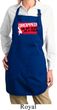 Ladies Funny Apron Dropped On My Head Full Length Apron with Pockets