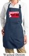 Ladies Funny Apron Dropped On My Head Full Length Apron with Pockets