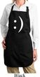 Ladies Funny Apron Smiley Chat Face Full Length Apron with Pockets