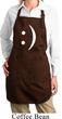 Ladies Funny Apron Smiley Chat Face Full Length Apron with Pockets