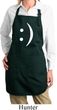 Ladies Funny Apron Smiley Chat Face Full Length Apron with Pockets