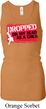 Ladies Funny Dropped On My Head Longer Length Racerback Tank Top