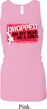 Ladies Funny Dropped On My Head Longer Length Racerback Tank Top