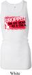 Ladies Funny Dropped On My Head Longer Length Racerback Tank Top