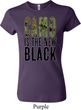 Ladies Funny Shirt Camo is the New Black Crewneck Tee T-Shirt