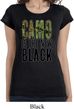 Ladies Funny Shirt Camo is the New Black Longer Length Tee T-Shirt